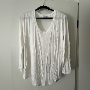 Mahiku Hawaii Elegant White Women's Top- L